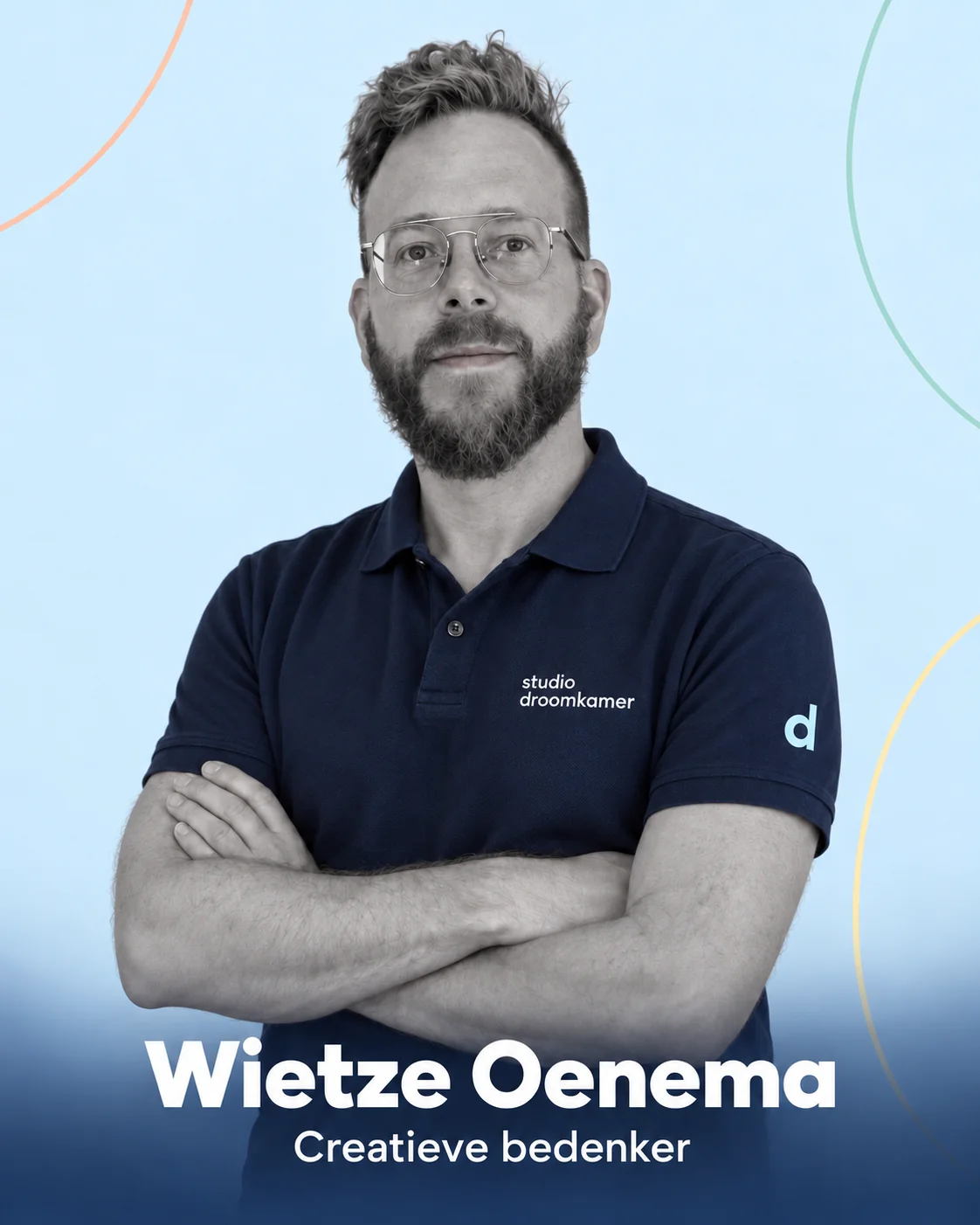 Wietze Oenema, creatieve bedenker bij Studio Droomkamer