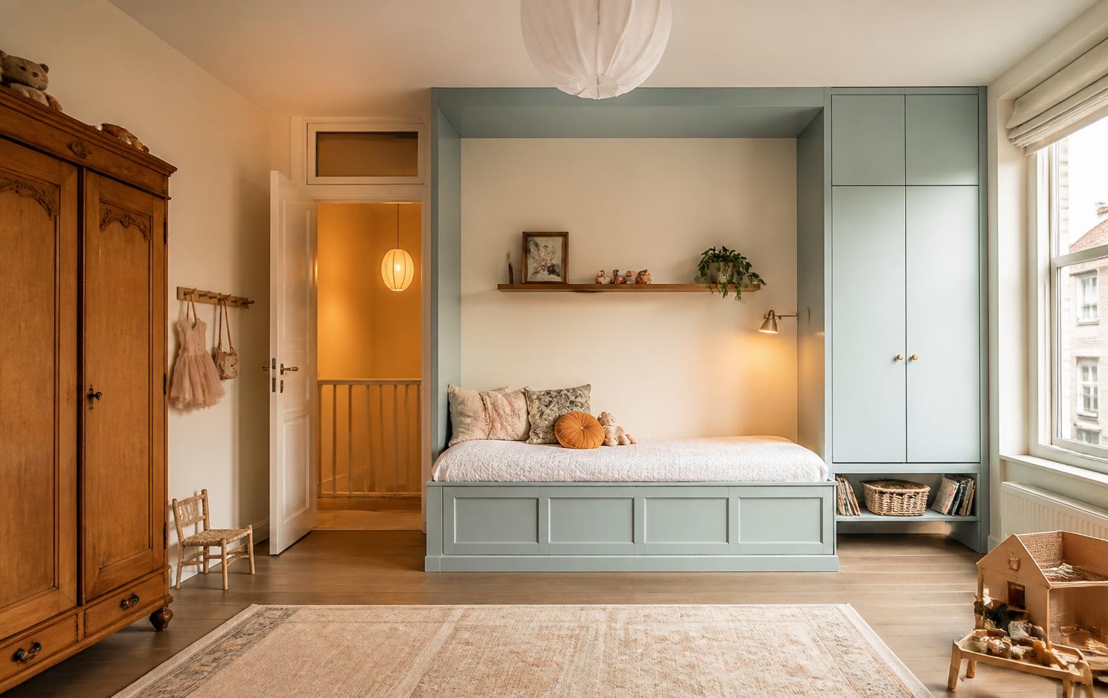Kinderkamer waarin bestaand en nieuw samenkomen